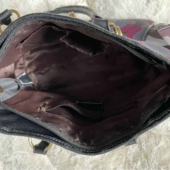 Gorgeous Purple Plum Sofia Madison Y2K coach Bag Signature Retro Vibe Polka Dot - Picture 8 of 12